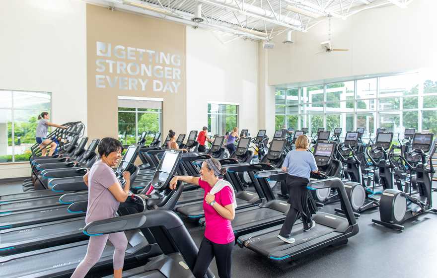 Charlotte JCC cardio area