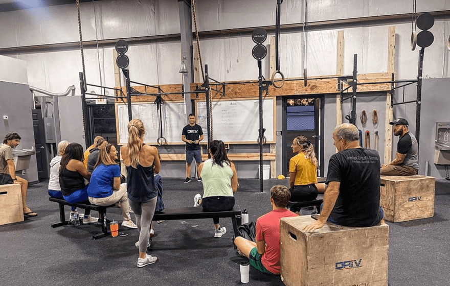 Live fitness class at DRiV Fitness