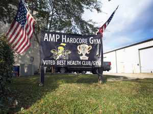 AMP Hardcore Gym entrance