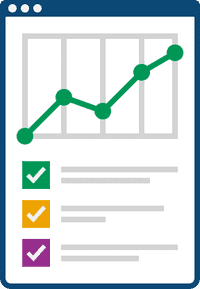 Goal progress graph