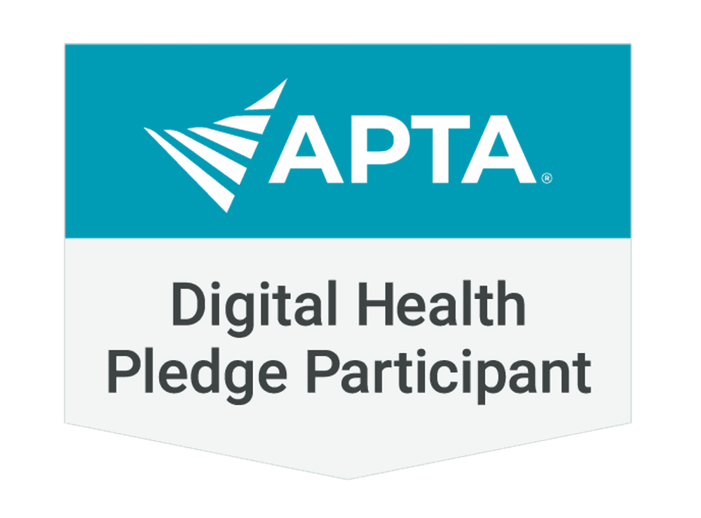 APTA digital health pledge participant badge